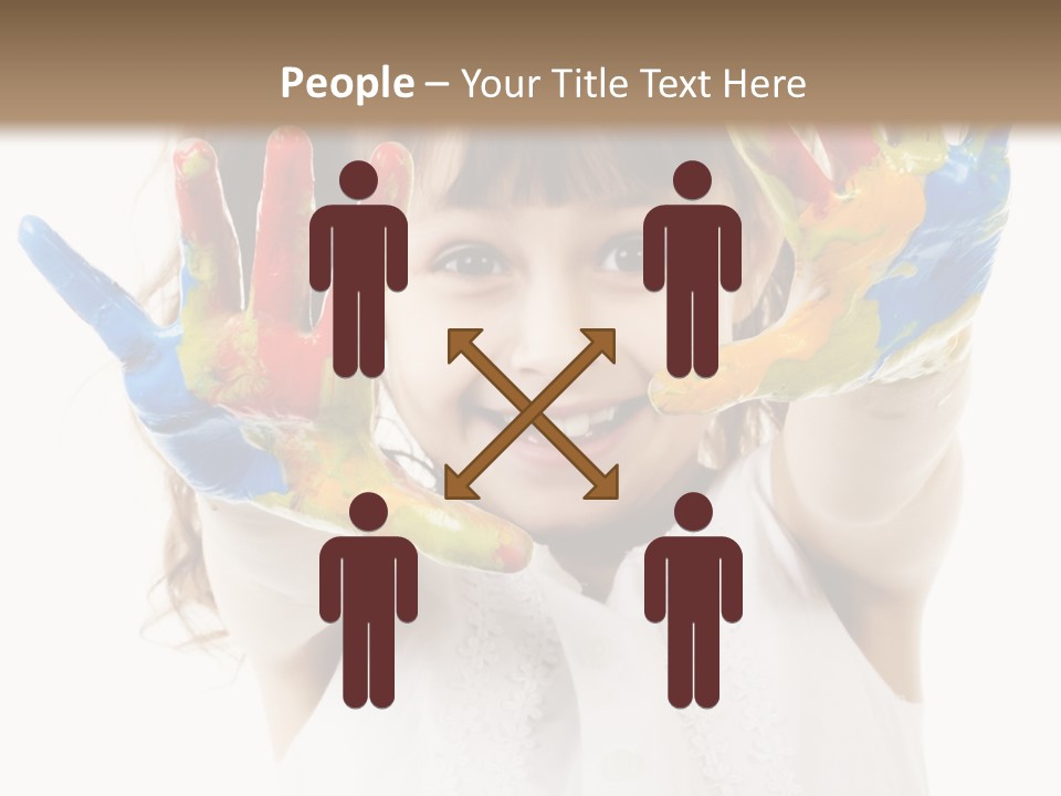 Craft Preschool Painter PowerPoint Template