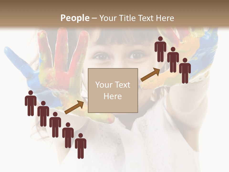 Craft Preschool Painter PowerPoint Template