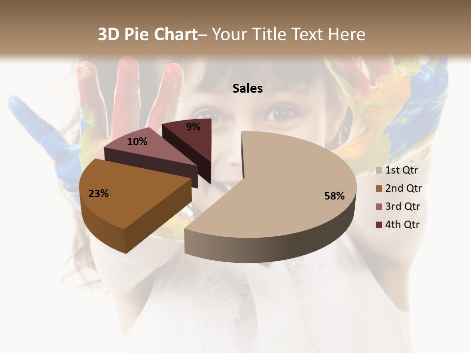 Craft Preschool Painter PowerPoint Template