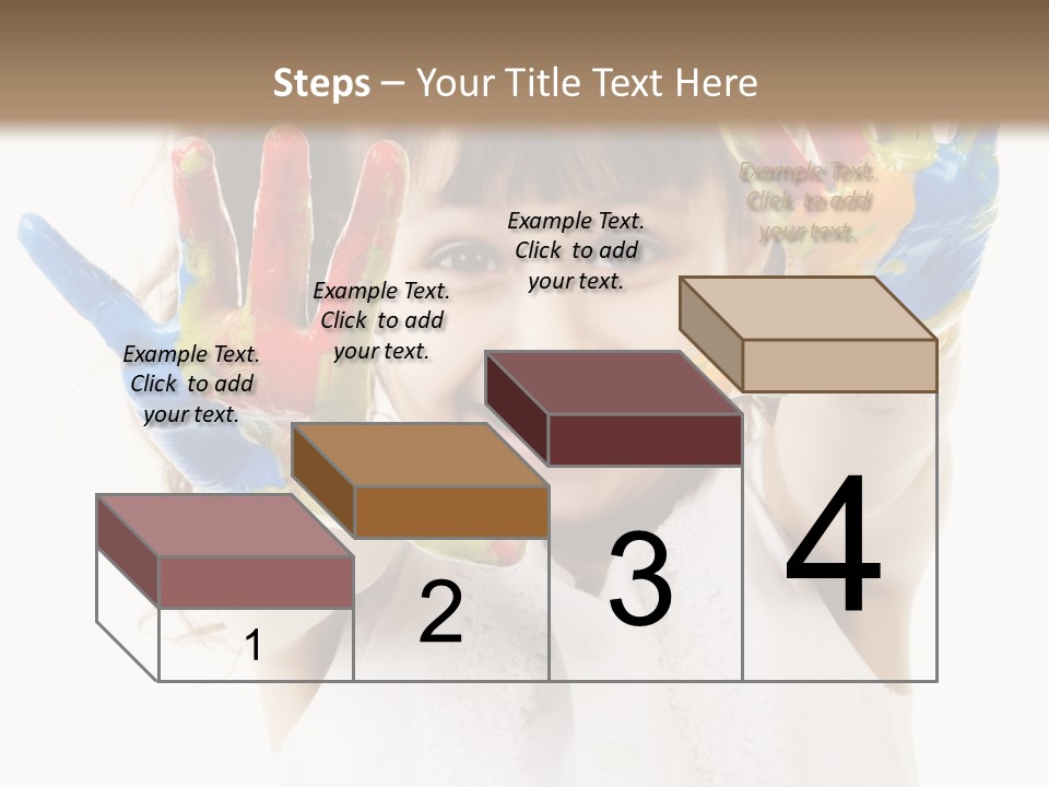 Craft Preschool Painter PowerPoint Template