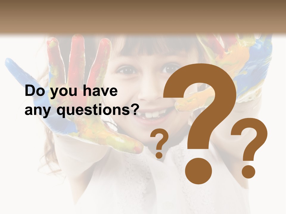 Craft Preschool Painter PowerPoint Template