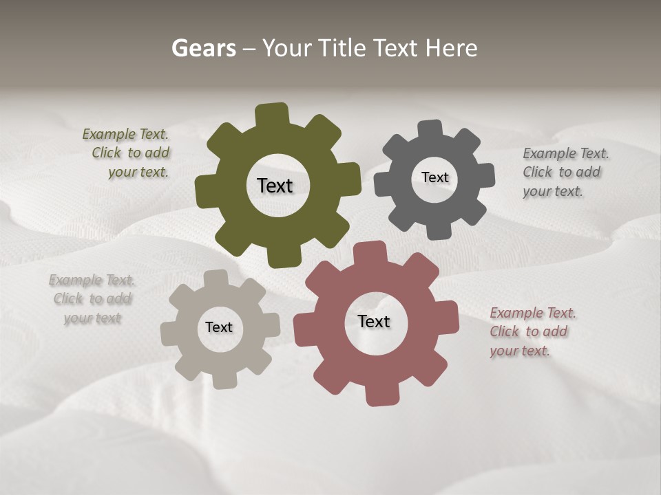 Industry Bedroom Tack PowerPoint Template