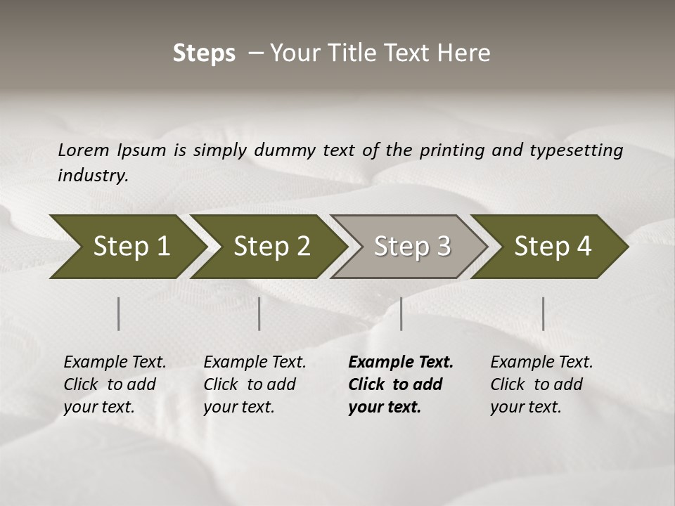 Industry Bedroom Tack PowerPoint Template
