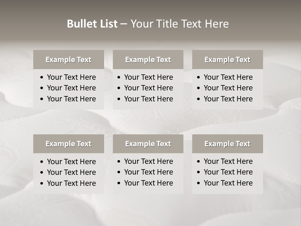 Industry Bedroom Tack PowerPoint Template