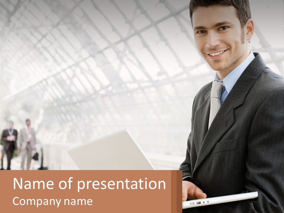 Communication Using Male PowerPoint Template