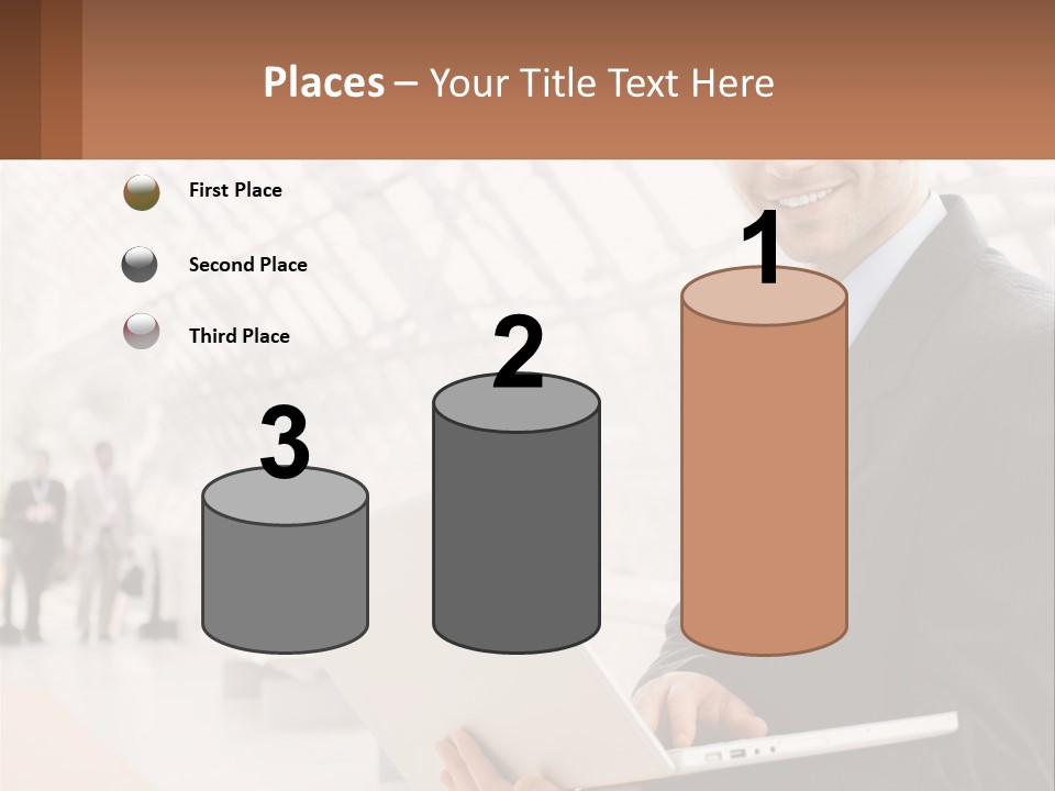 Communication Using Male PowerPoint Template
