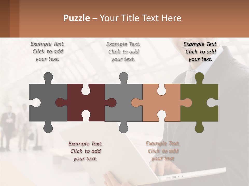 Communication Using Male PowerPoint Template