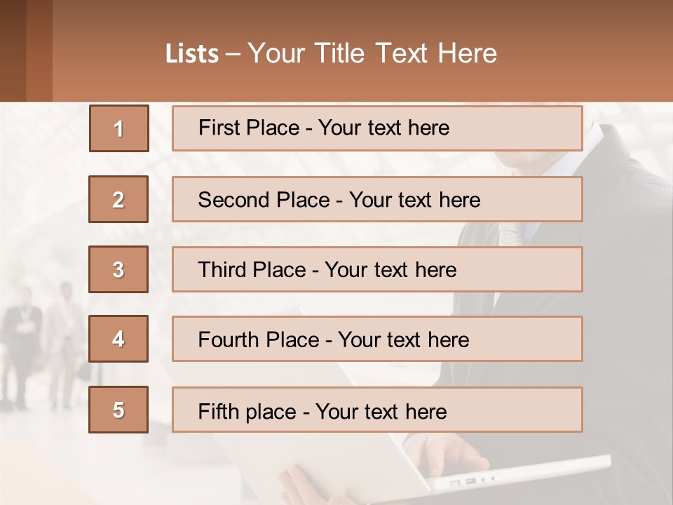 Communication Using Male PowerPoint Template