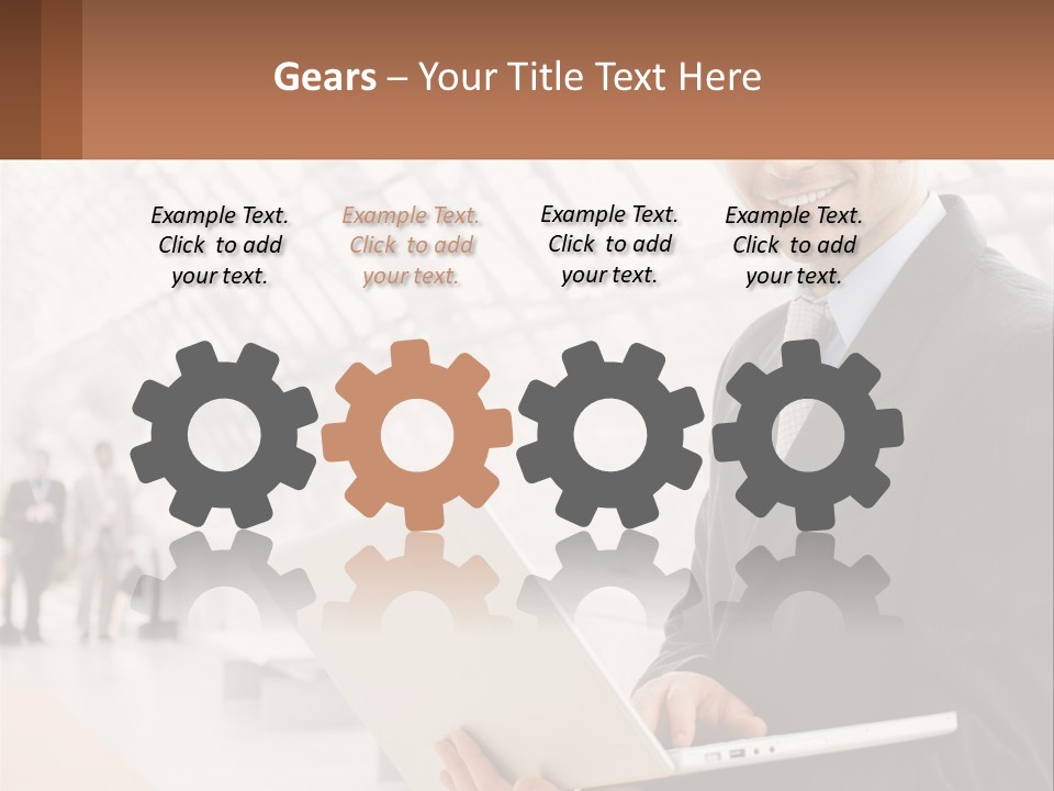 Communication Using Male PowerPoint Template