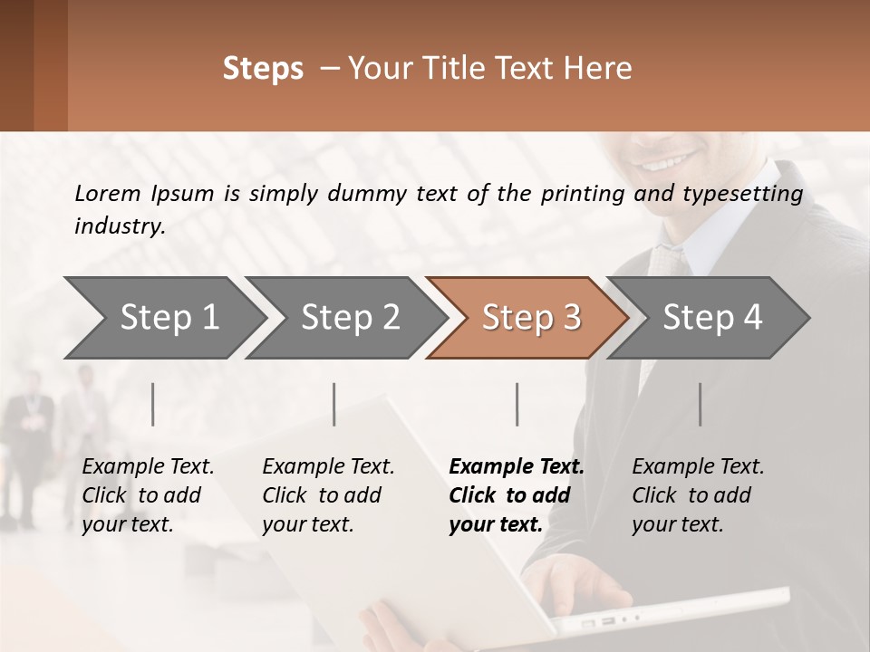 Communication Using Male PowerPoint Template