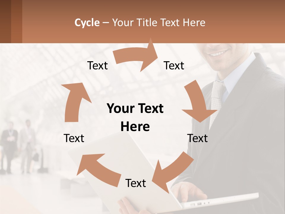 Communication Using Male PowerPoint Template