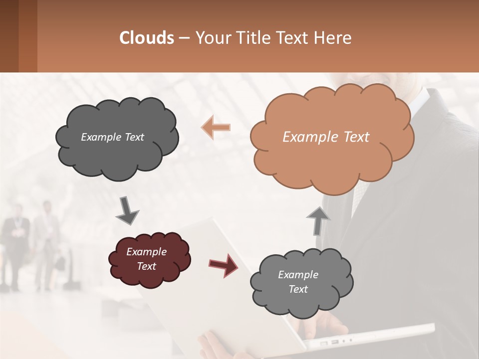 Communication Using Male PowerPoint Template