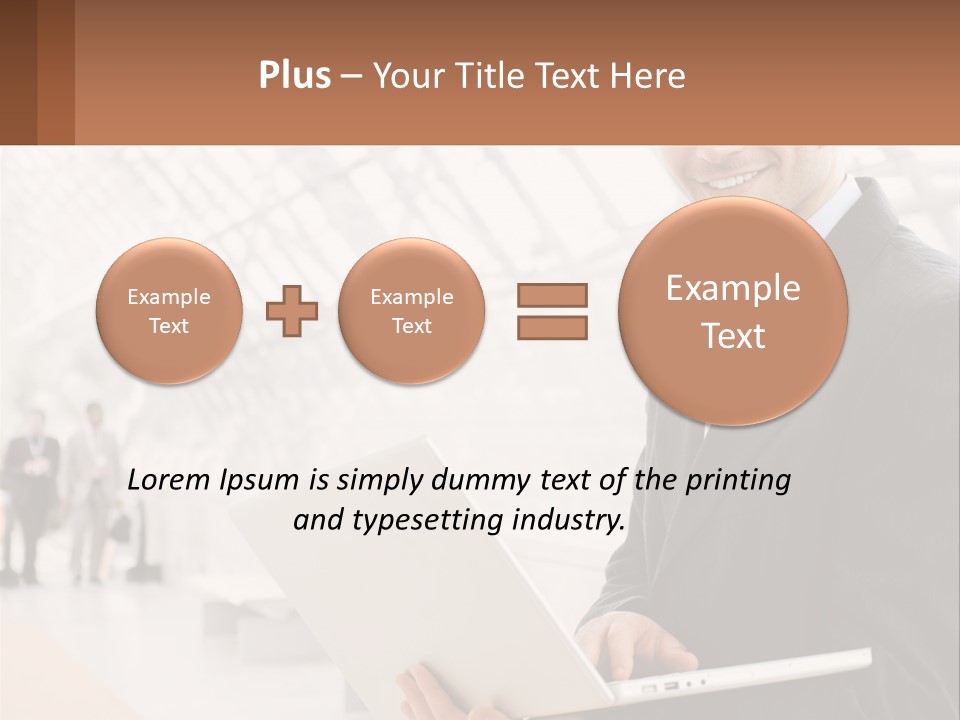 Communication Using Male PowerPoint Template