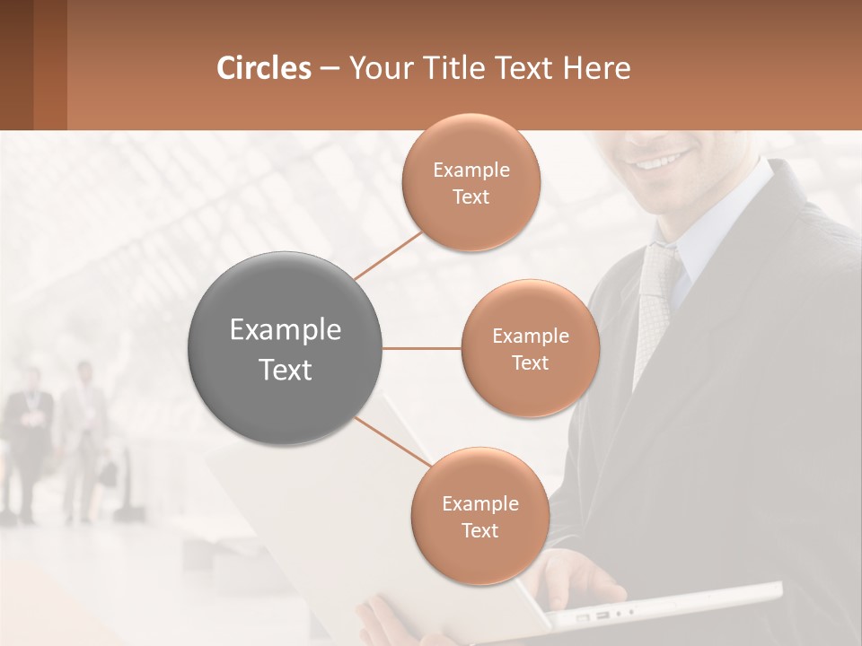 Communication Using Male PowerPoint Template