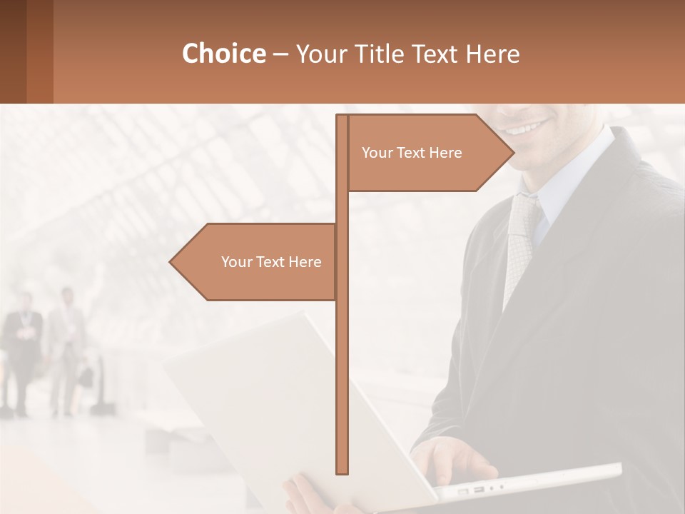 Communication Using Male PowerPoint Template