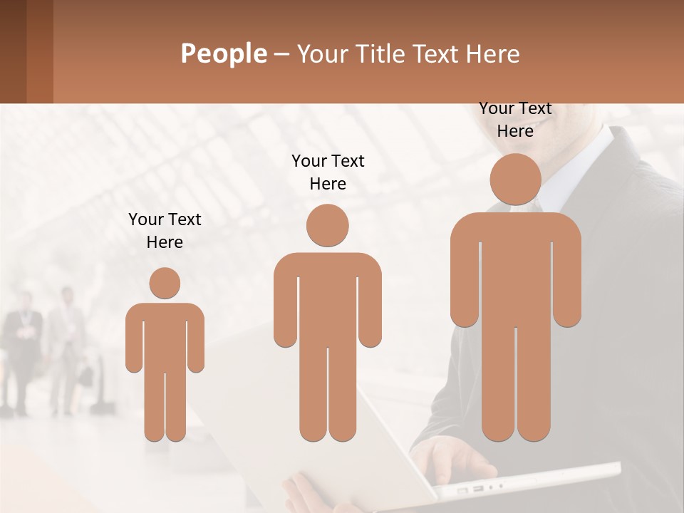 Communication Using Male PowerPoint Template