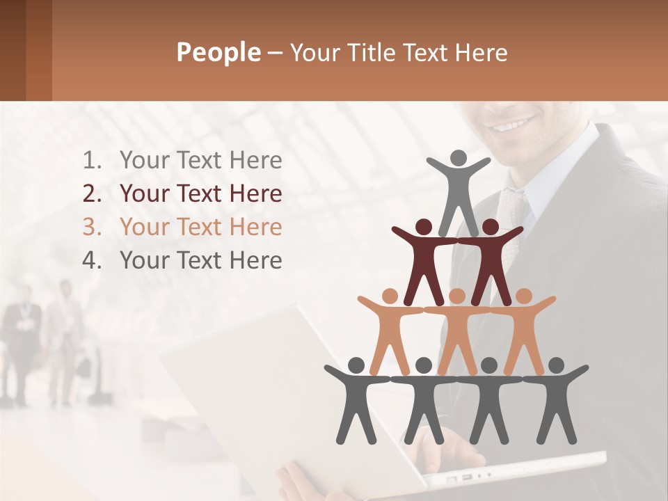 Communication Using Male PowerPoint Template