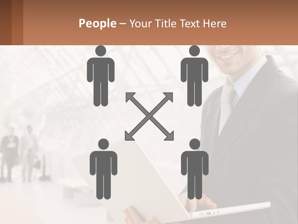 Communication Using Male PowerPoint Template