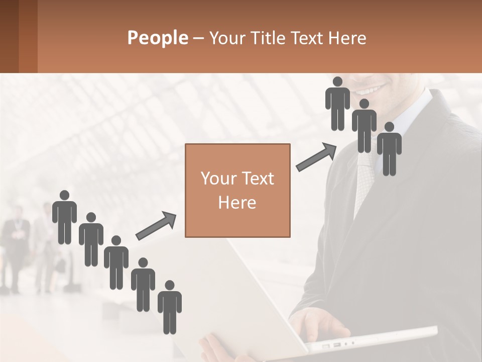 Communication Using Male PowerPoint Template