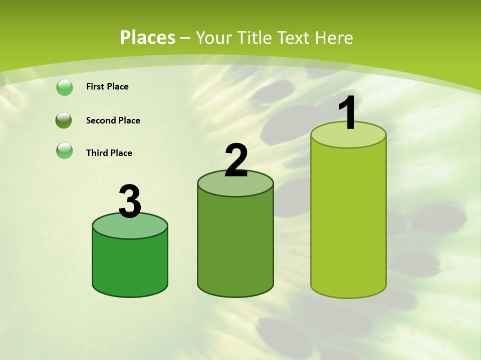 Extreme Groceries Kiwi PowerPoint Template