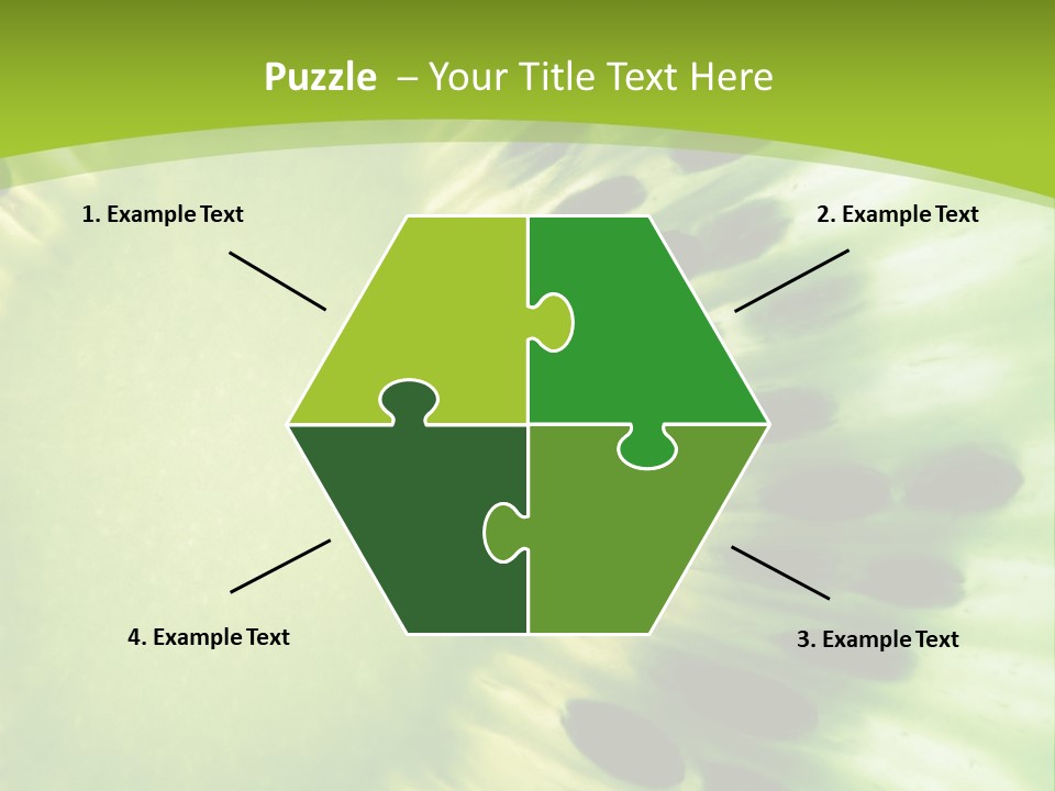 Extreme Groceries Kiwi PowerPoint Template