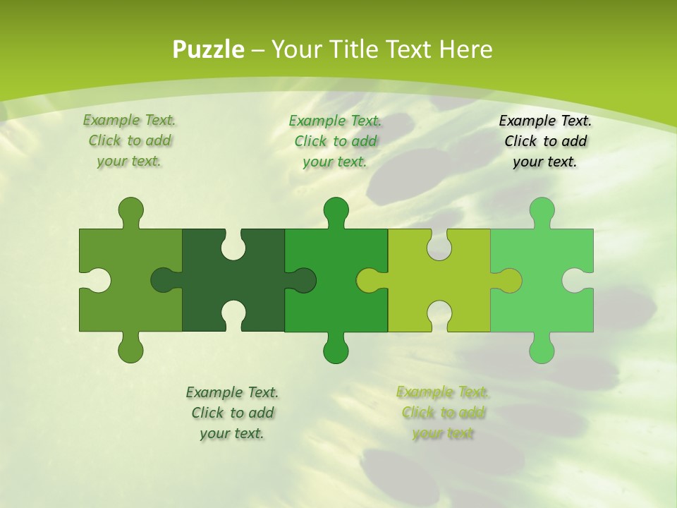 Extreme Groceries Kiwi PowerPoint Template