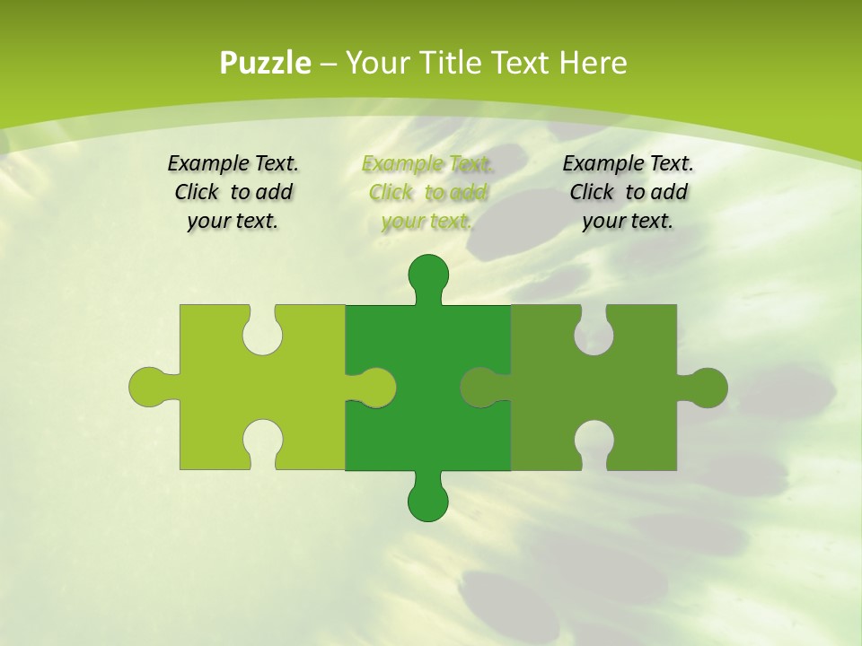 Extreme Groceries Kiwi PowerPoint Template