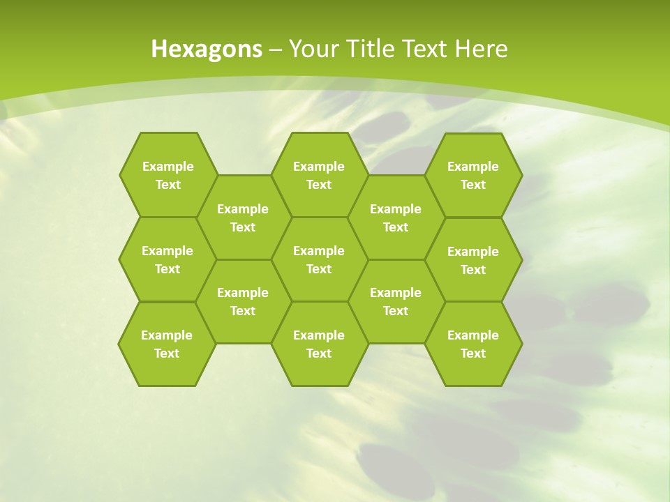 Extreme Groceries Kiwi PowerPoint Template