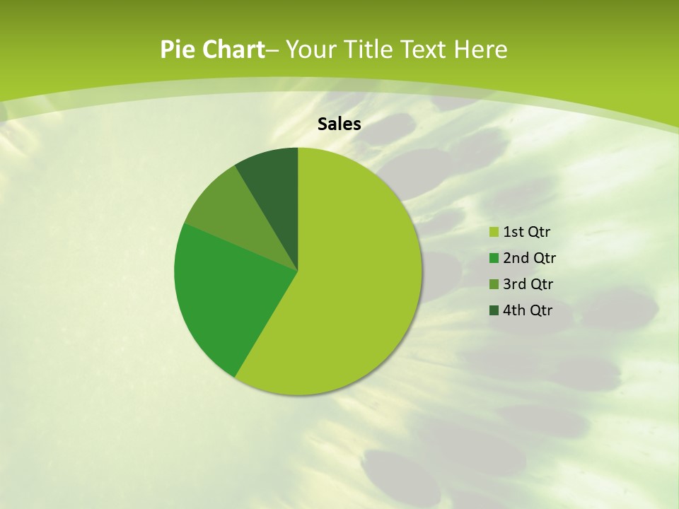 Extreme Groceries Kiwi PowerPoint Template