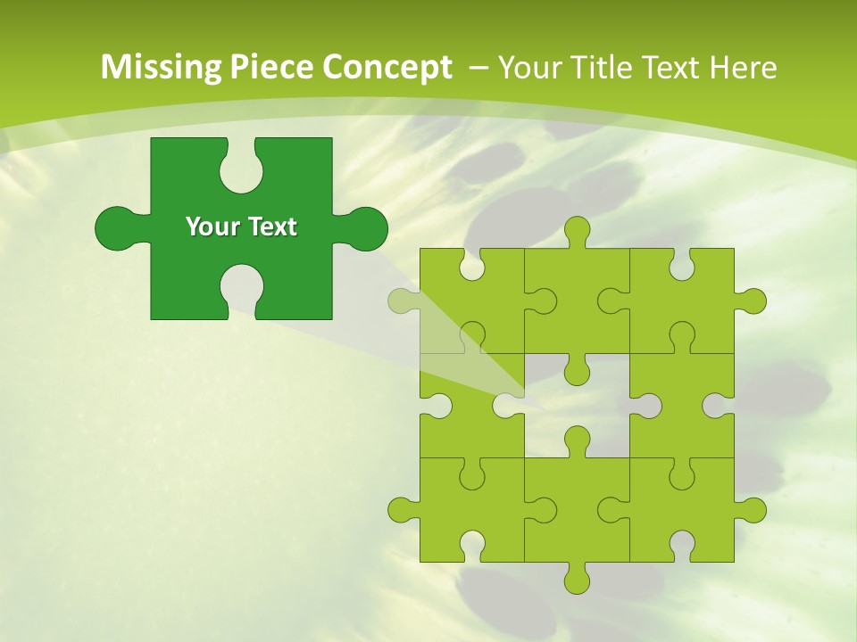 Extreme Groceries Kiwi PowerPoint Template