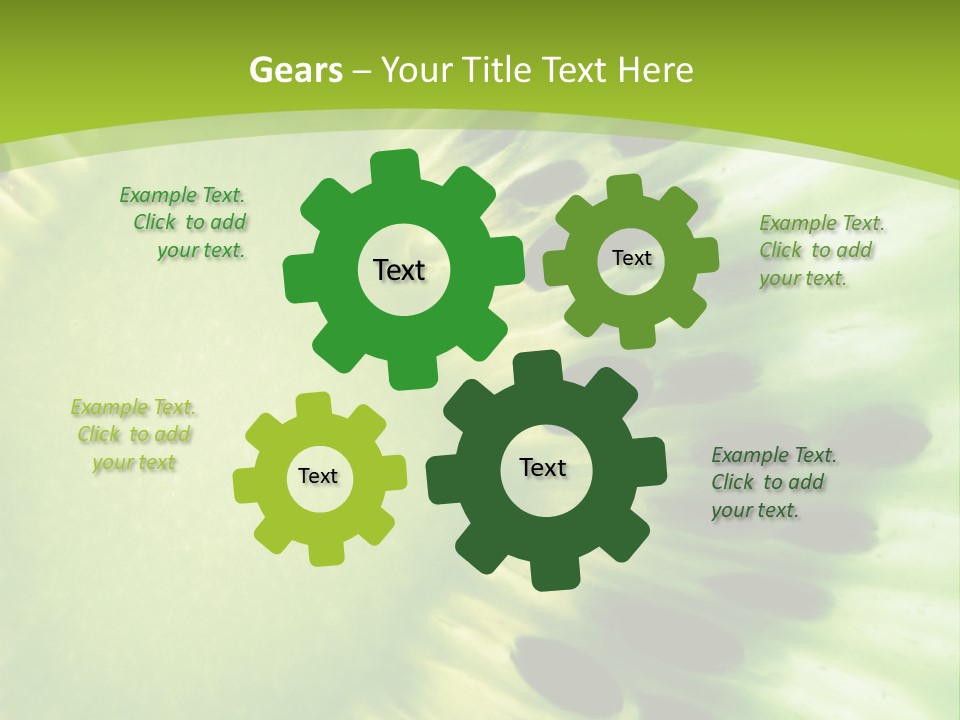 Extreme Groceries Kiwi PowerPoint Template