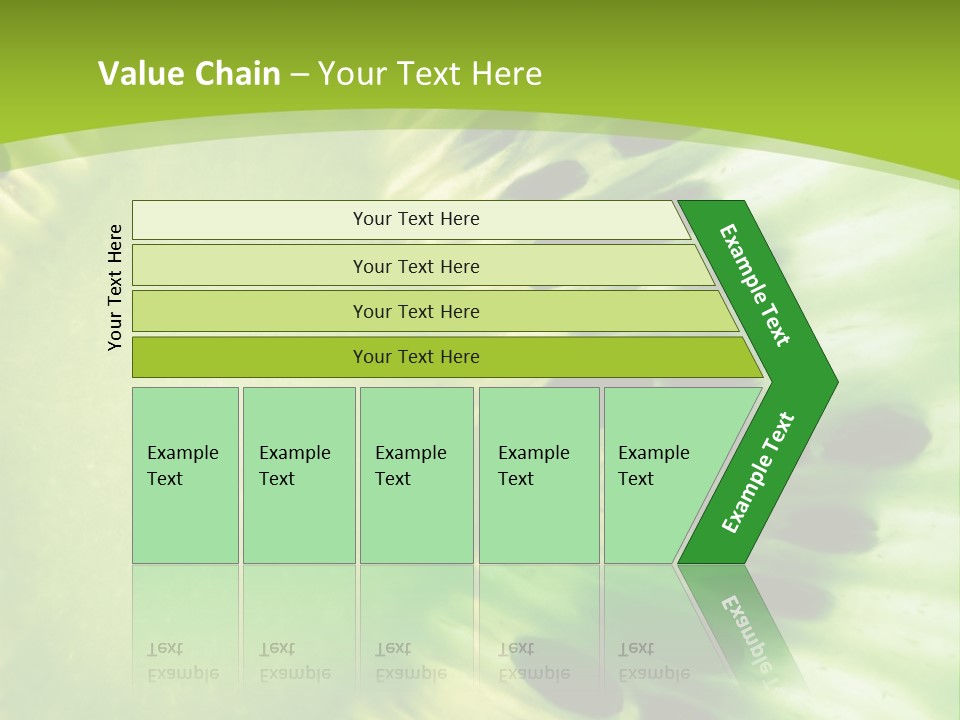 Extreme Groceries Kiwi PowerPoint Template
