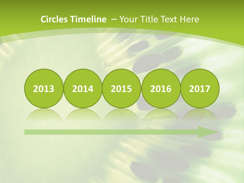 Extreme Groceries Kiwi PowerPoint Template