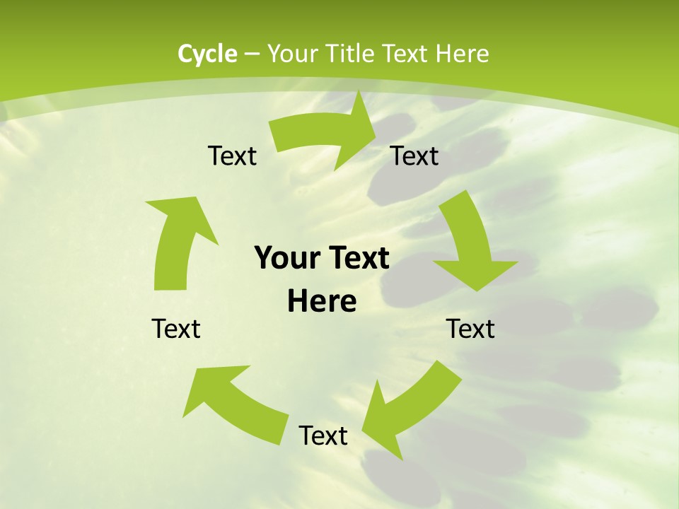 Extreme Groceries Kiwi PowerPoint Template