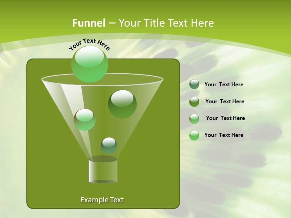 Extreme Groceries Kiwi PowerPoint Template