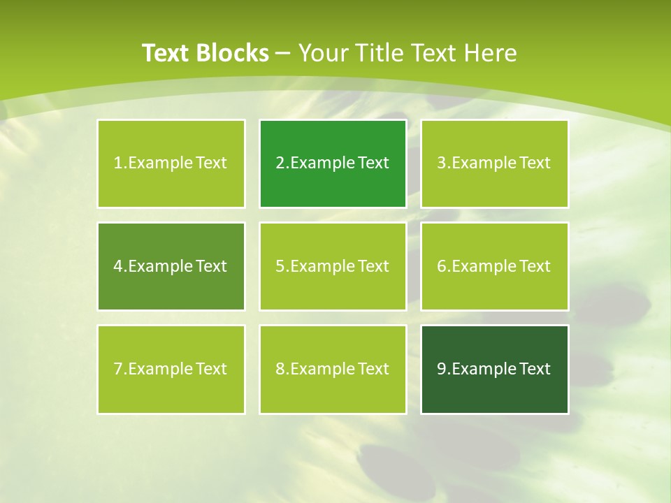 Extreme Groceries Kiwi PowerPoint Template