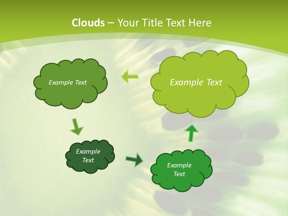 Extreme Groceries Kiwi PowerPoint Template