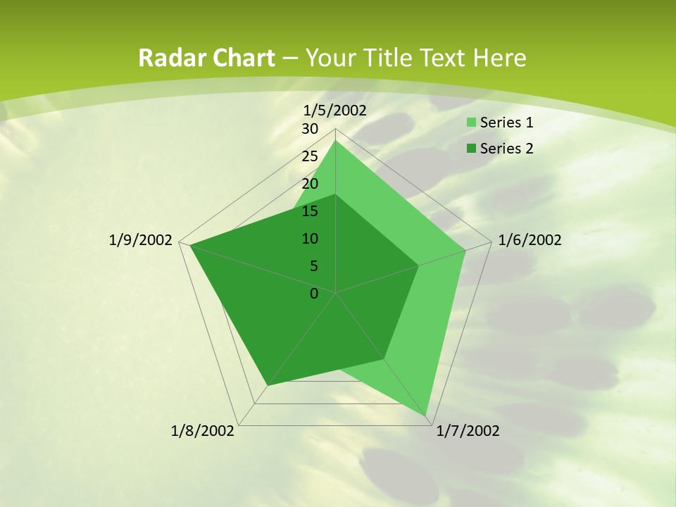 Extreme Groceries Kiwi PowerPoint Template
