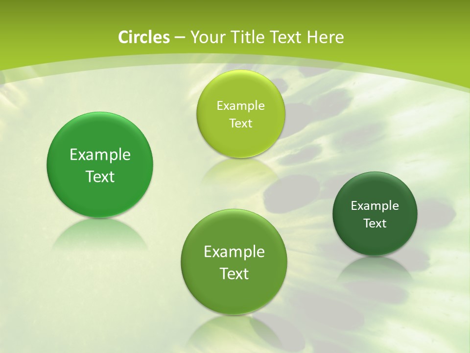 Extreme Groceries Kiwi PowerPoint Template