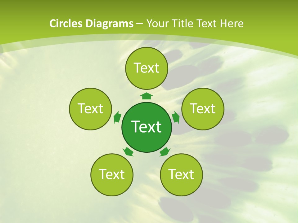 Extreme Groceries Kiwi PowerPoint Template