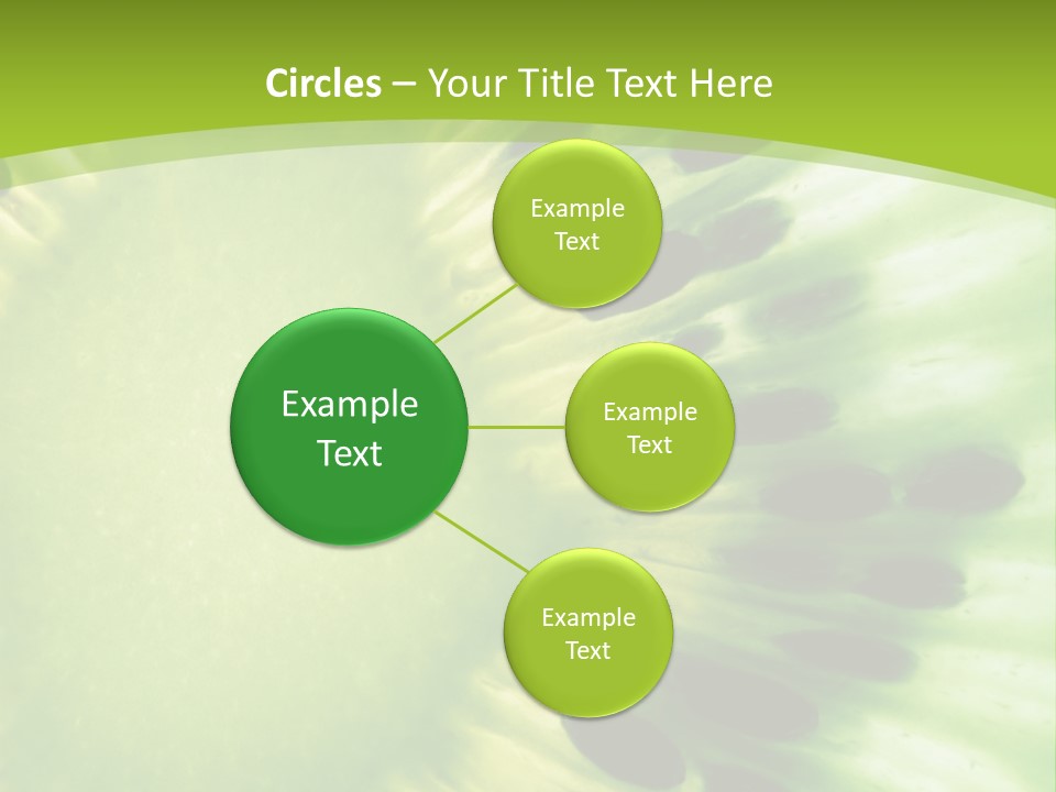 Extreme Groceries Kiwi PowerPoint Template