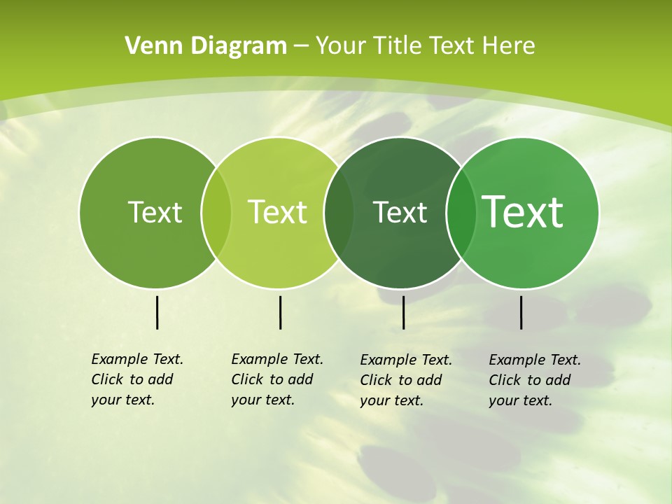 Extreme Groceries Kiwi PowerPoint Template