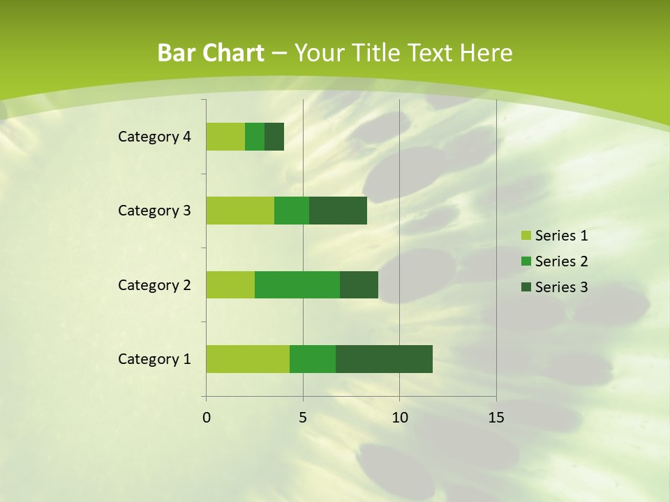 Extreme Groceries Kiwi PowerPoint Template