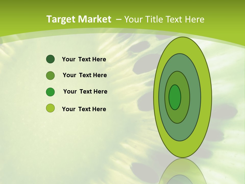 Extreme Groceries Kiwi PowerPoint Template