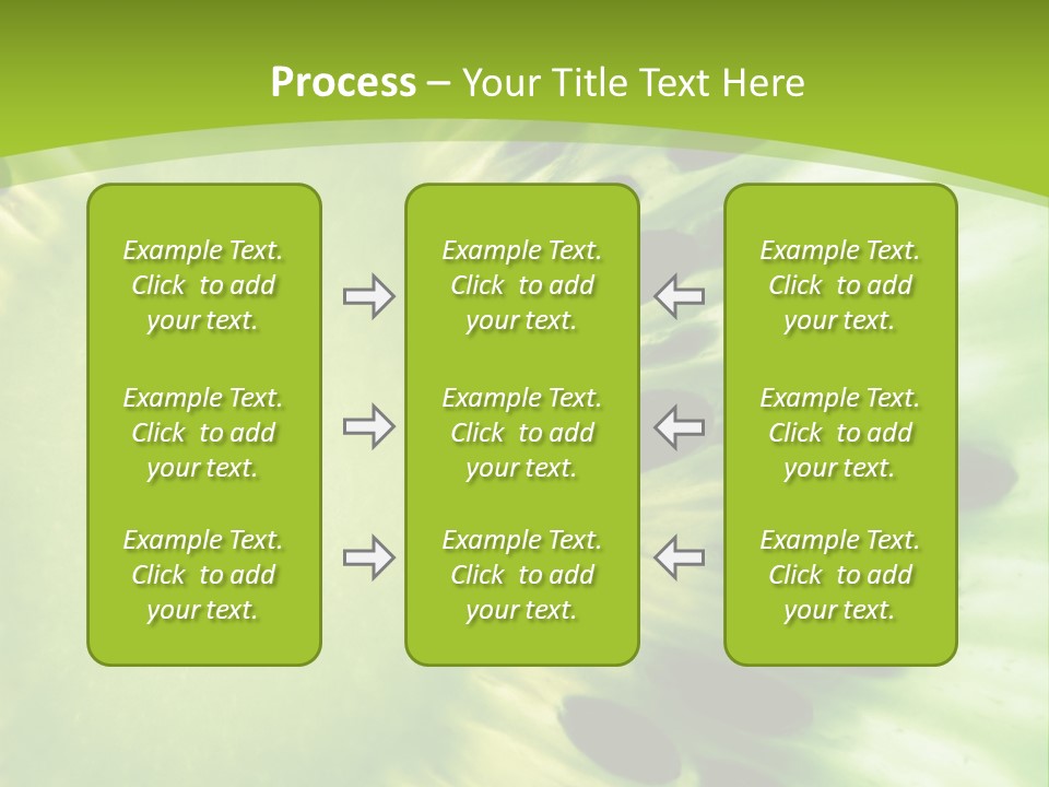 Extreme Groceries Kiwi PowerPoint Template