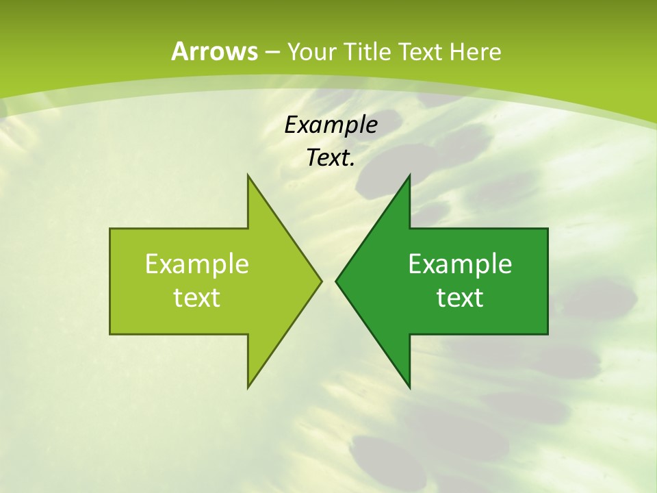 Extreme Groceries Kiwi PowerPoint Template