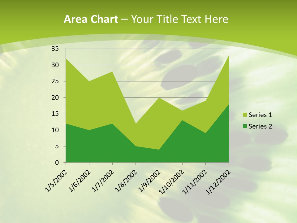 Extreme Groceries Kiwi PowerPoint Template