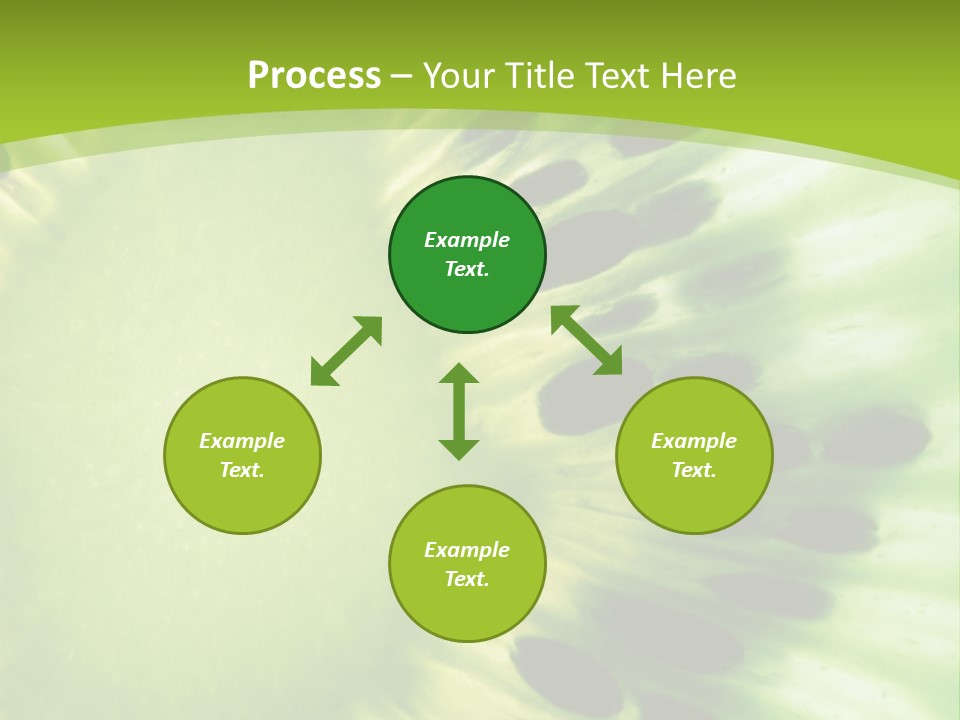 Extreme Groceries Kiwi PowerPoint Template