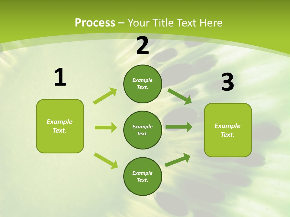 Extreme Groceries Kiwi PowerPoint Template