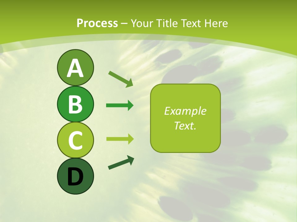 Extreme Groceries Kiwi PowerPoint Template